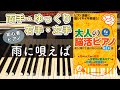 雨に唄えば ミュージカル【ピアノ初心者】【ピアノ簡単】【譜読用ゆっくり】【ピアノ独学】