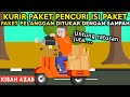 Azab kurir pencuri isi paket paket milik pelanggan dibongkar lalu diambil isinya  sinetron azab