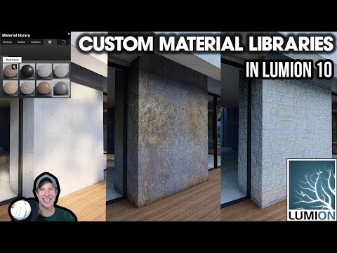 Creating CUSTOM MATERIAL LIBRARIES in Lumion 10