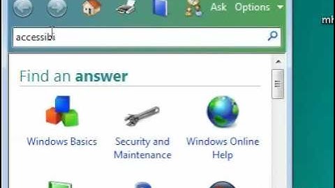 How to use Windows Vista to make Word 2007 more accessible
