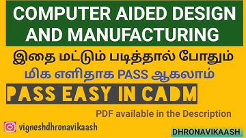 Pass easy in CADM | Computer Aided Design and Manufacturing | R2017 | Dhronavikaash