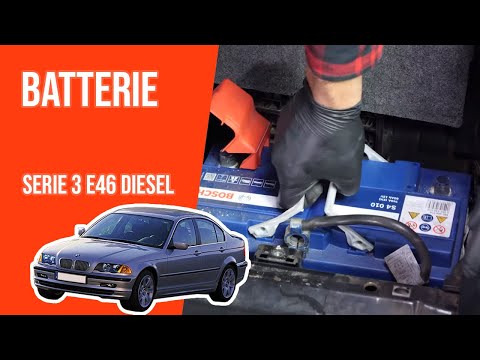 Changer la Batterie BMW 320d E46 🔋 - YouTube