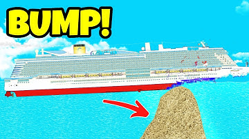 Launching Ships at REALISTIC BUMP! Floating Sandbox