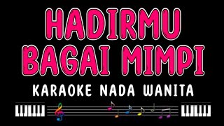 HADIRMU BAGAI MIMPI - Karaoke Nada Wanita [ FAUZI BIMA ]
