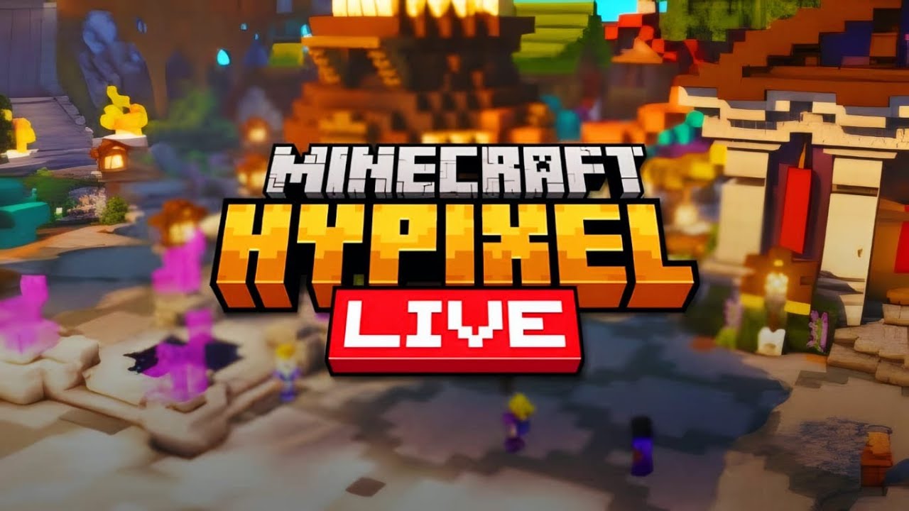 LETS PLAY HYPIXEL MINECRAFT LIVE #letsplayhypixelminecraftlive - YouTube