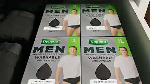 Depend® Men Washable Underwear – For Drips and Dribbles (AU) - 15" - DayDayNews