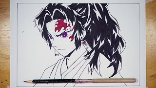 Speed Drawing RENGOKU, YORIICHI & TANJIRO - Kimetsu no Yaiba Demon Slayer  (Sun Breathing) 7k SUBS 