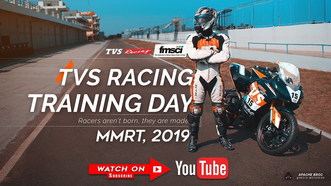 TVS Racing training Day - level 1 at MMRT 2019