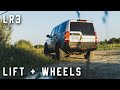 Land Rover LR3 Lift Kit and Wheel Install | It's Huge!