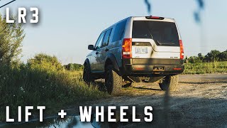 Land Rover LR3 Lift Kit and Wheel Install | It's Huge!