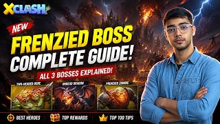 Frenzied Boss Guide 2026 | All 3 Bosses Explained + Best Hero Teams | X-Clash #xclashgame screenshot 1
