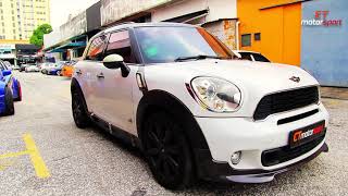 MINI COOPER R60 COUNTRY MAN CONVERT JCW BODYKIT AND CARBON FIBER PART