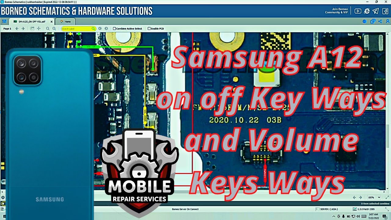 Samsung A12 on off Key Ways and Volume Keys Ways - YouTube