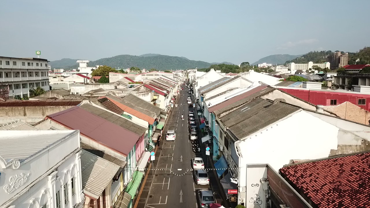 Thalang Road, Old City, Phuket, Thailand