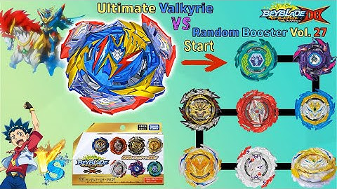 베이블레이드 버스트 DB 【얼티메이트 발키리 VS 랜덤부스터 27】 마라톤 배틀 Beyblade Burst DB ベイブレードバーストDB
