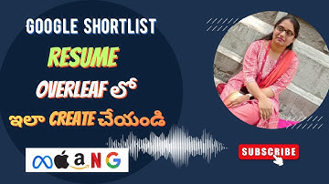 Google Shortlisted My Resume!  || How I Edited It in Overleaf (Step-by-Step)