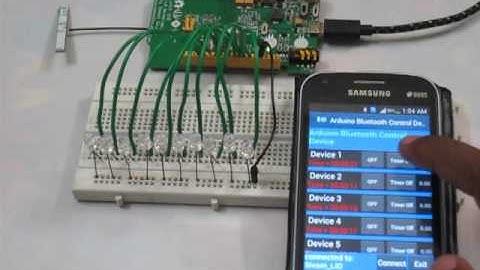 Linkit one with Arduino Bluetooth Control Device App