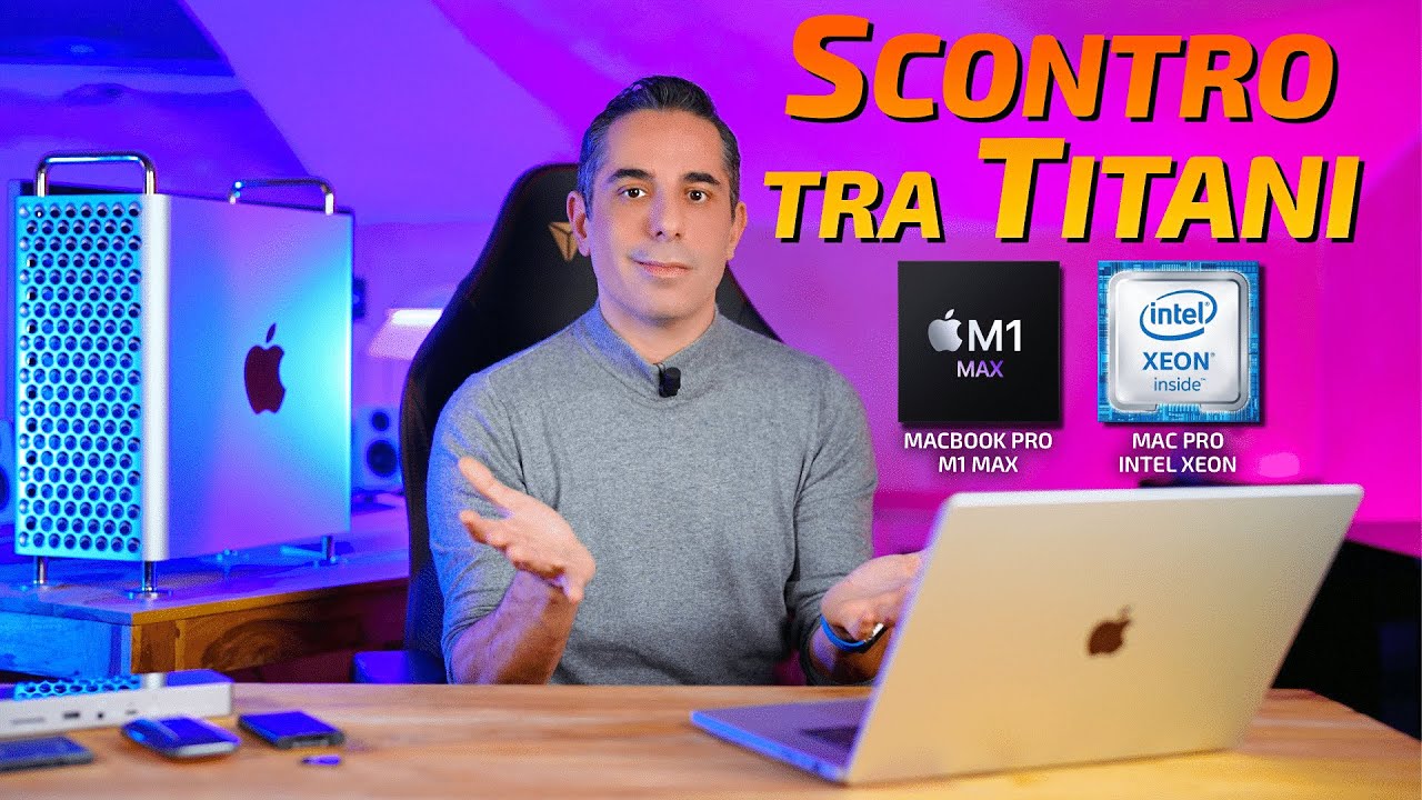 RECENSIONE MacBook Pro 16 M1 Max a CONFRONTO con Mac Pro Intel ! Scontro tra TITANI !