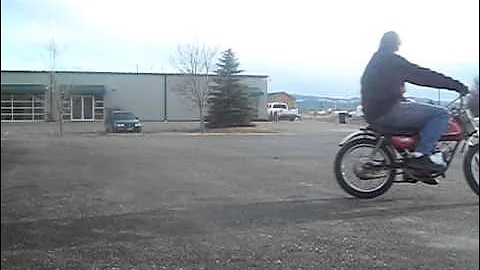 Yamaha Mini Enduro 1971 JT1L Engine Rebuild Test Drive