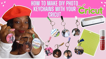 HOW TO MAKE ACRYLIC PHOTO KEYCHAINS WITH CRICUT | DIY KEYCHAINS | CUSTOM PHOTO KEYCHAINS