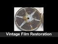 FILM IRONING - How to Restore Crumpled Up Vintage 8mm Movie Projector Film