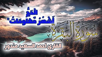 الحج اشهر معلومات تلاوة مميزة لصاحب الصوت العذب الجميل د احمد سعيد مندور