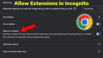 How To Enable Extensions in Incognito Mode on Google Chrome (Use Extensions in Incognito Mode)