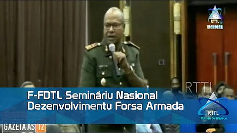 F-FDTL Semináriu Nasional Dezenvolvimentu Forsa Armada