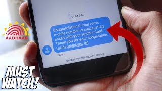 LINK YOUR AADHAR CARD WITH MOBILE NUMBER/SIM CARD IN 5 MINUTES WITHOUT INTERNET
