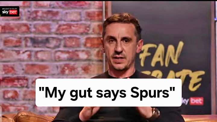 Gary Neville "My gut says Tottenham" #tottenham #angepostecoglou