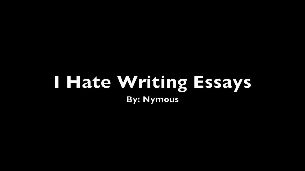describe a person you hate essay