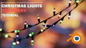 Christmas Lights Geometry Node (Blender Beginners Tutorial)