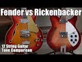 Rickenbacker 36012 v64 vs 1967 fender coronado xii 12 string guitar tone comparison