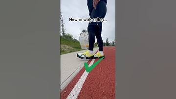 How to Use Sprint Spikes on Concrete #running #trackandfield