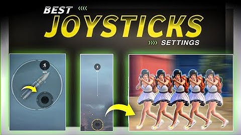 Joystick Stuck Problem In PUBG/BGMI Solved ( Best Joysticks Setting ) Fast Jiggle Movement Joysticks