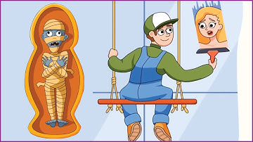 DOP 4: Draw One Part Funny Game All Levels Gameplay (iOS,Android) Part 6 - Levels 450 + 510