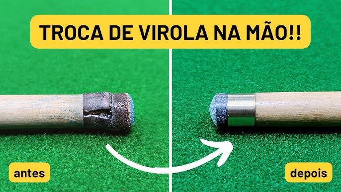 Como trocar uma sola de sinuca. 