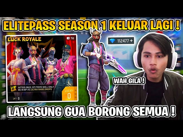 ELITPASS SEASON 1 AKHIRNYA KELUAR LAGI !! AUTO BORONG SEMUANYA !! class=