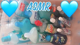 ASMRGIANT 14 BOTTLE FRESH SCENT BLUE BUCKET  on Grouts SUPER SATISFYING SPONGE SQUEEZING+️