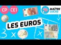 Reconnatre et manipuler les euros cp  ce1  cycle 2  maths