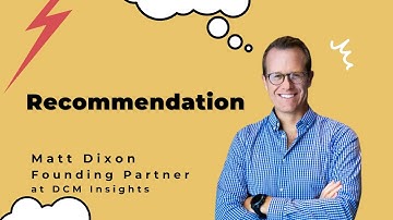 Offer a Recommendation I Matt Dixon I The JOLT Effect