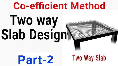 Two Way Slab Design।।Bangla।। ছাদ ডিজাইন।।