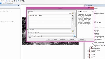 How to Merge Rasters in ArcGIS? !! Infomania