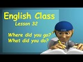 Learn Beginning English Lesson 32 revised