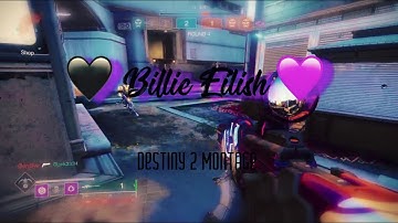 Billie Eilish 🖤 (Destiny 2 Montage)(Throwing-Knife God)(Trials Highlights)