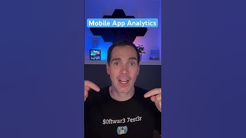 What tools to use for mobile app analytics? #softwaretesting #mobiletesting