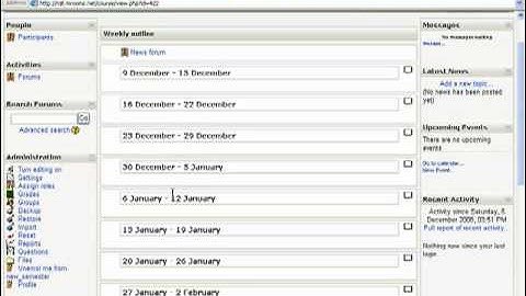 Moodle - Backing Up and Restoring a Course
