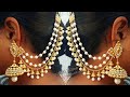 How Make Pearl champaswaralu At Home | DIY | Bridal Jewelry Making | Side ear Chains | uppunutihome