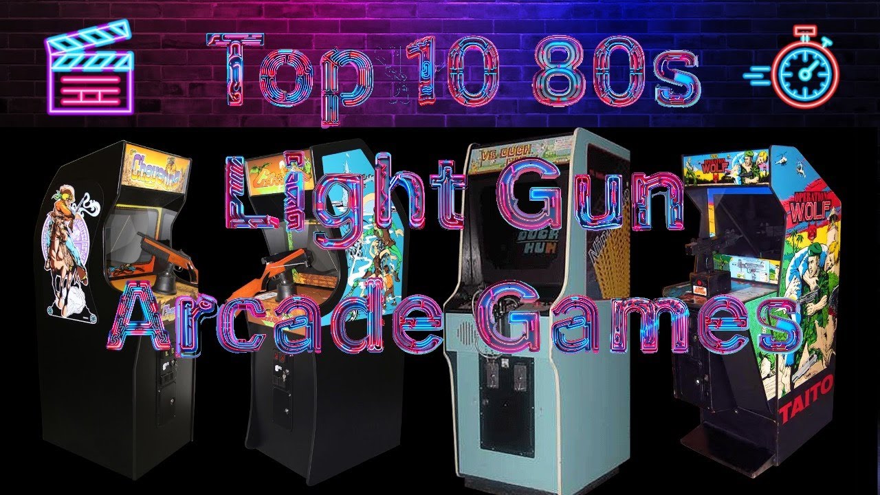 Top 10 80s Arcade Games Light Gun Legends YouTube