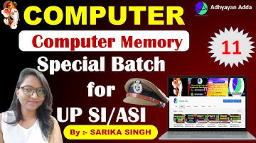 Computer Classes For SI and ASI  | Target Batch For UP SI/ASI | Class-11 | By Sarika Singh